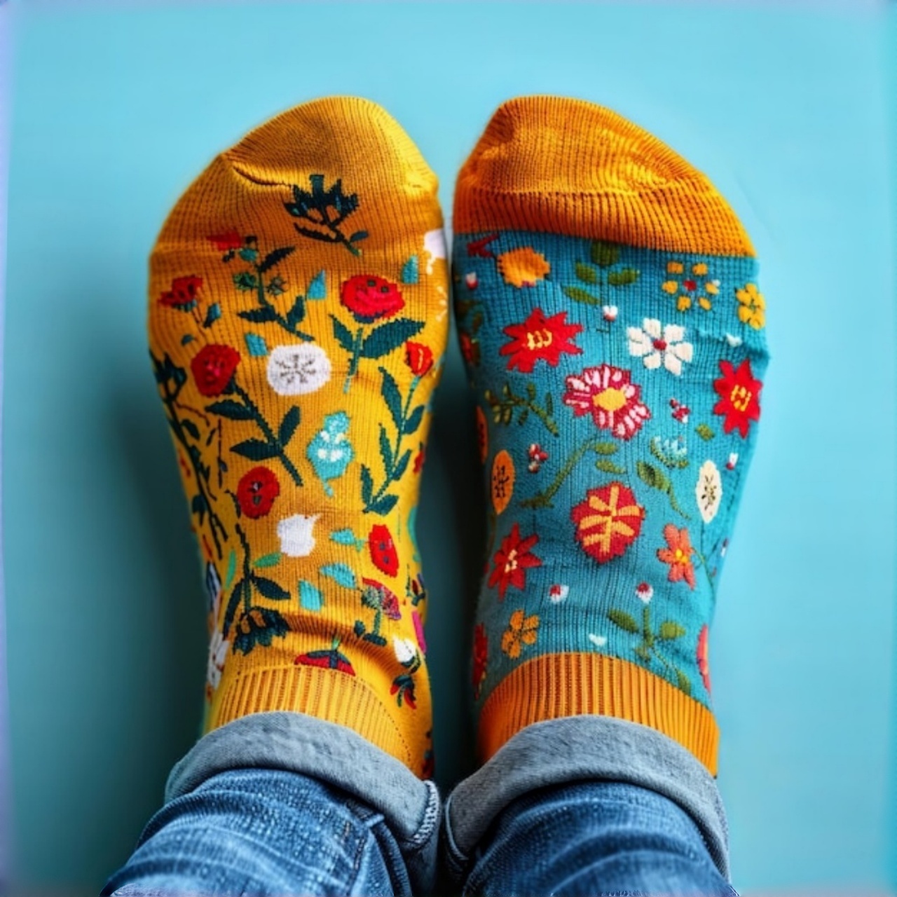 Embroidered Socks